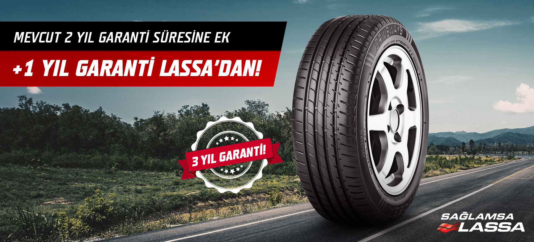Lassa +1 Yıl Lastik Garantisi