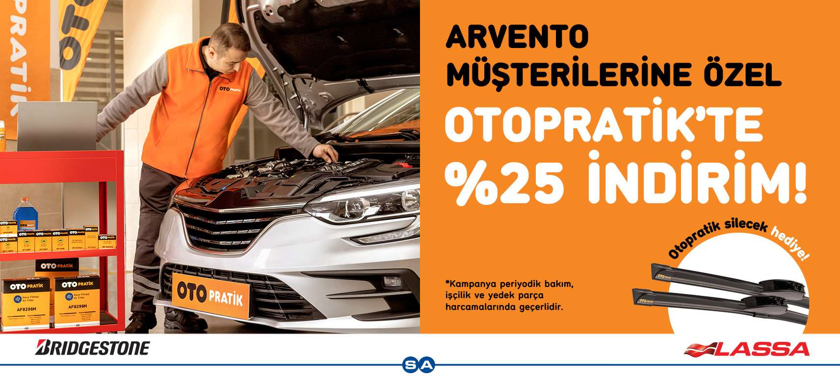 Otopratik’ten Arvento Müşterilerine Özel %25 İndirim!